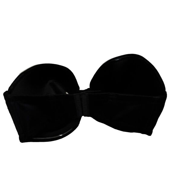 Wacoal Strapless Bra 36DDD Black Nylon Padded Underwire - Picture 3 of 8